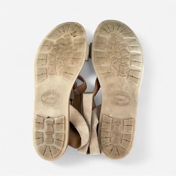 Kork-Ease Zukey T-Strap Leather Suede Sandals Size 9 - Picture 6 of 6